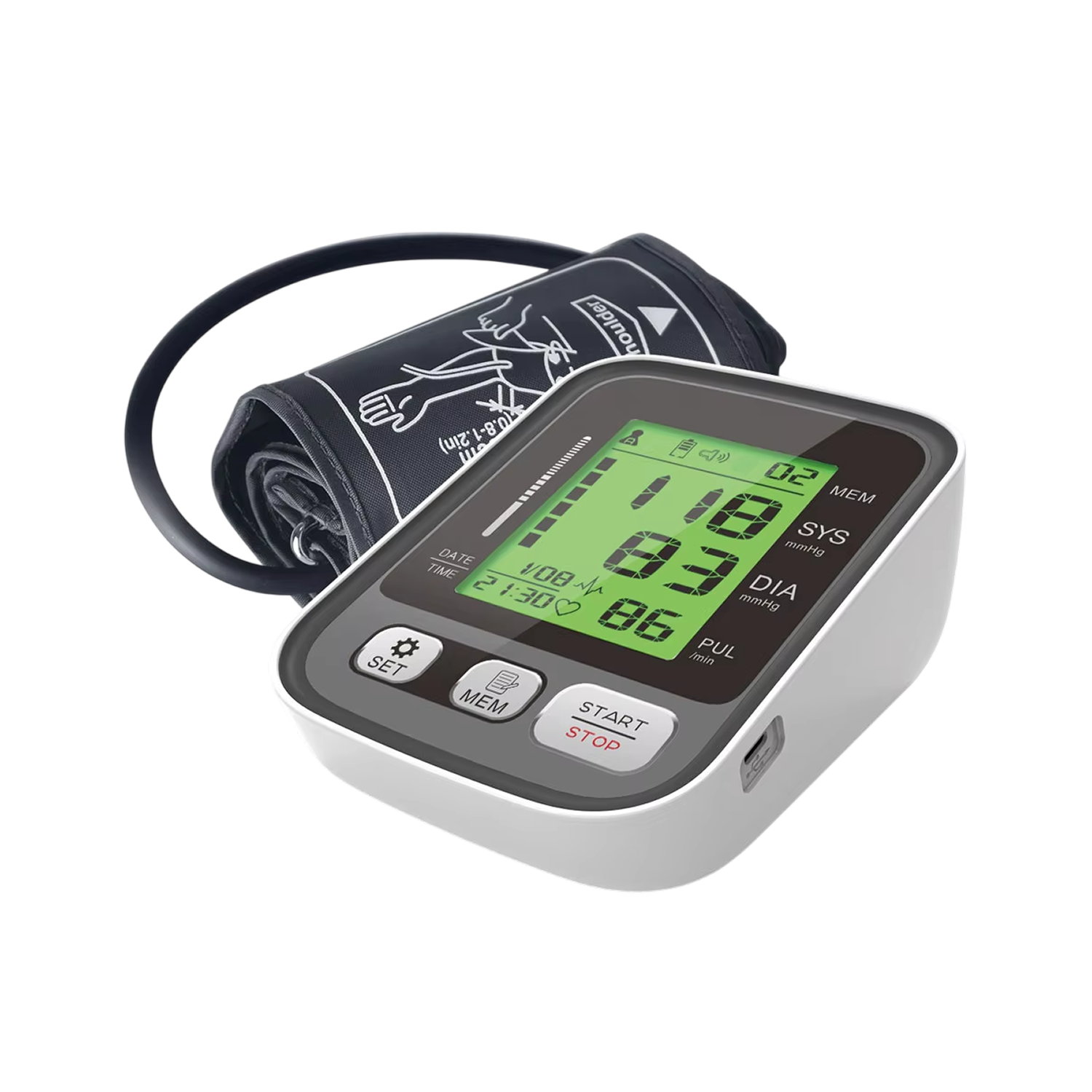 CareHelis Home BP Monitor – Upper Arm Blood Pressure