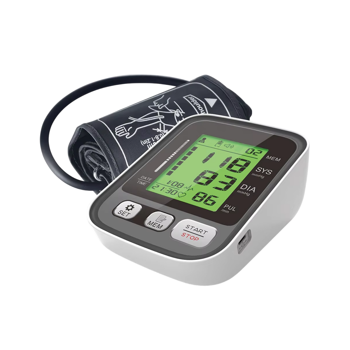 CareHelis Home BP Monitor – Upper Arm Blood Pressure