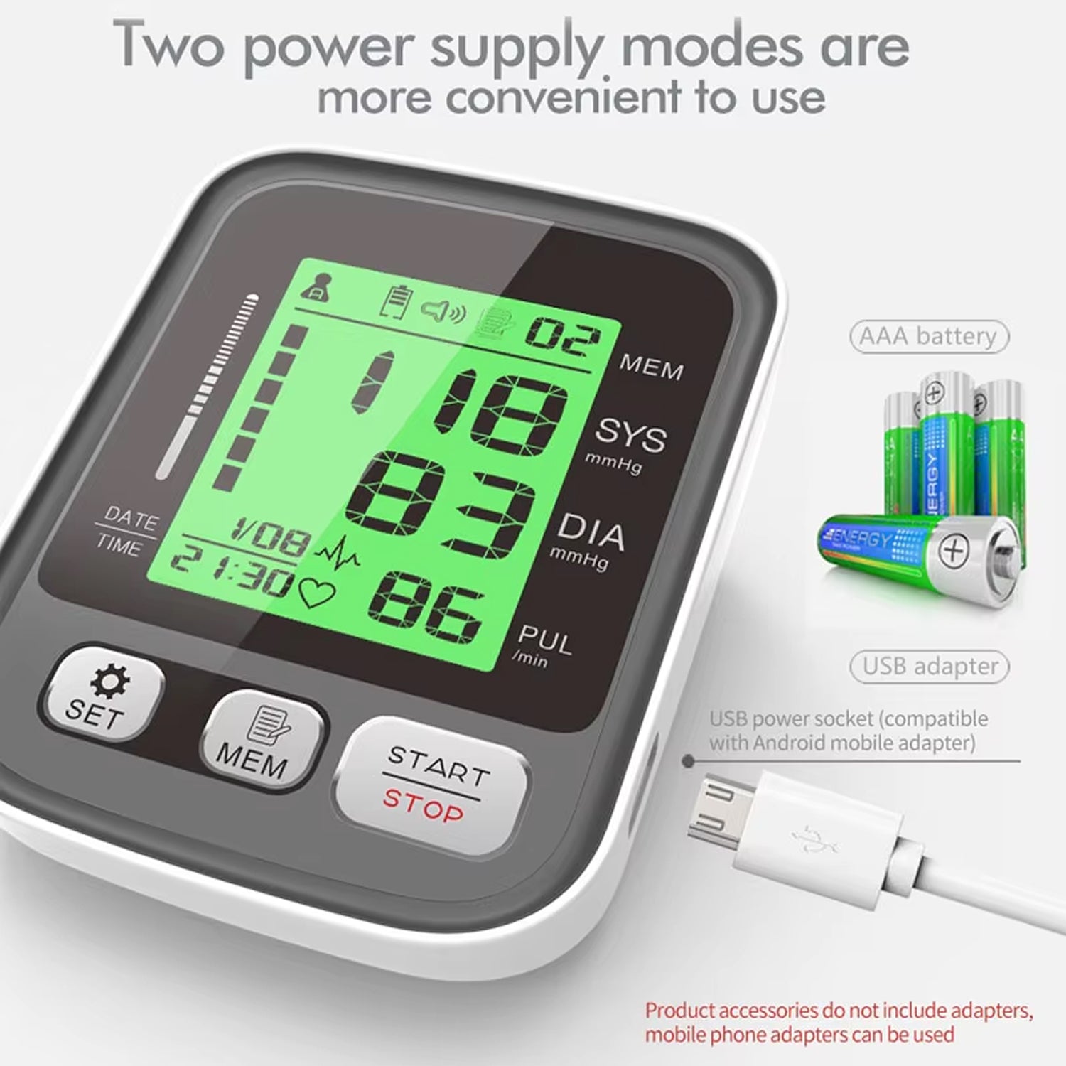 CareHelis Home BP Monitor – Upper Arm Blood Pressure