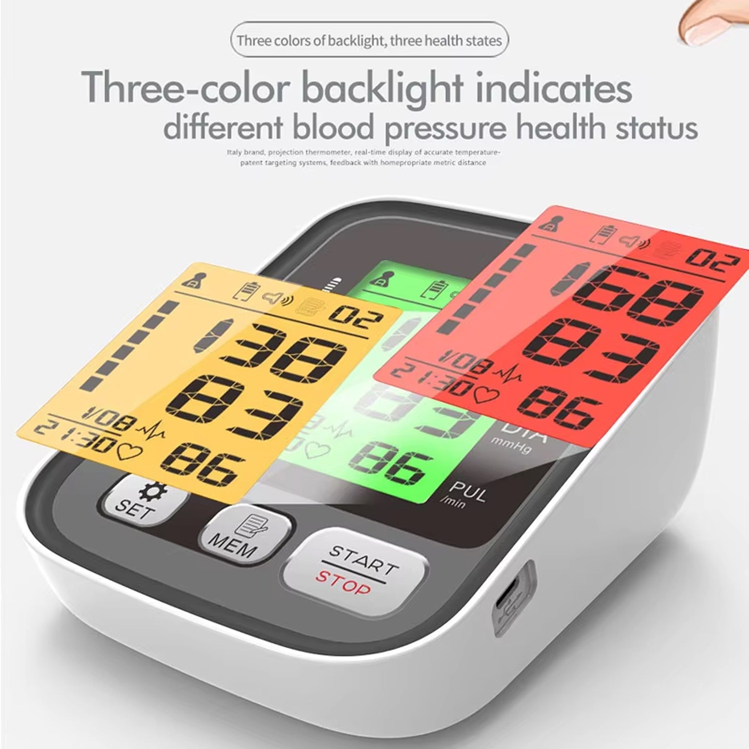 CareHelis Home BP Monitor – Upper Arm Blood Pressure