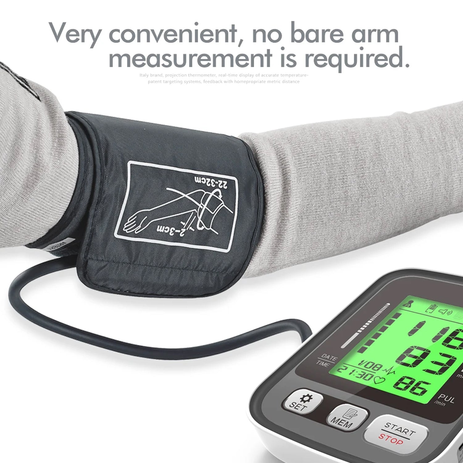 CareHelis Home BP Monitor – Upper Arm Blood Pressure